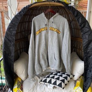 Gray Drunkn Munky XL hoodie